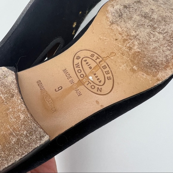 Stubbs & Wootton Rare Mystical Cosmic Eye Embroidered Loafers - Picture 6 of 6